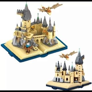 🇺🇸 Magic Castle Book Building Block Magical Knights Forbidden Forest Brick